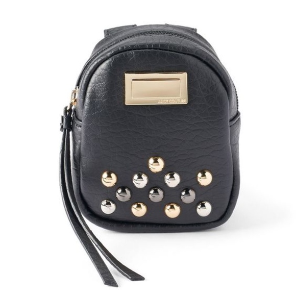 Juicy Couture Accessories - JUICY COUTURE Black Stud Backpack Key Chain Fob